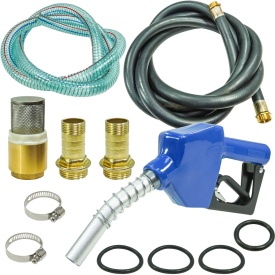 Distribuitor de combustibil autoamorsant VERKE V80152, mini stație alimentare 230V, 70 l/min, cu pistol automat și contor - Img 8