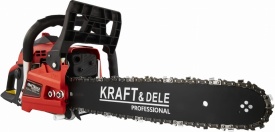 Drujbă pe benzină KraftDele KD5014, 4,3 CP, lamă 40 cm, Easy Start, pentru tăiere lemn și lucrări în gospodărie - Img 6