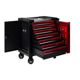 Dulap mobil pentru scule KraftDele KD1078 – cărucior atelier cu 9 sertare, gol - Img 3