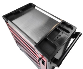 Dulap mobil pentru scule KraftDele KD1078 – cărucior atelier cu 9 sertare, gol - Img 12