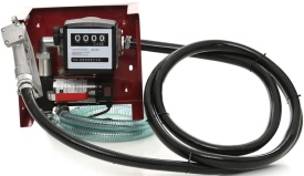 Dystrybutor combustibil KraftDele KD1164 375W 230V, pompă transfer motorină și petrol lampant 40 L/min cu contor
