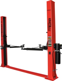 Elevator auto 2 coloane 4T KraftDele KD5810 – 400V, semi-automat, 1900 mm, lift auto profesional - Img 2