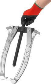 Extractor rulmenți cu 2 brațe și șurub 10 inch, din oțel CR-V, filet trapezoidal, 355 mm, MaxRom - Img 7