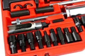 Extractor universal inerțial pentru injectoare diesel Common Rail Mar-Pol, set profesional cu adaptoare și ciocane inerțiale - Img 5
