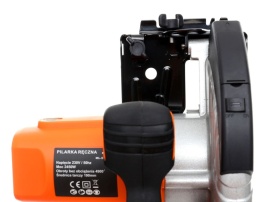 Fierăstrău circular manual KraftDele KD1522, 2450W, disc 190 mm, laser de ghidare, tăiere până la 65 mm - Img 12