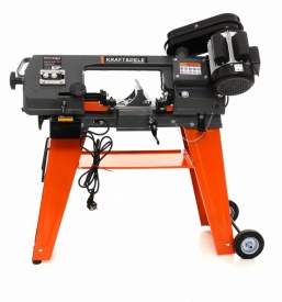 Fierăstrău cu bandă pentru metal KraftDele KD1733, 700W, tăiere la 0°-45°, pentru profile, țevi și materiale pline - Img 4