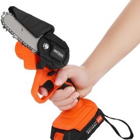 Fierăstrău electric cu acumulator 21V KraftDele KD10642, lamă 4 inch, cu prelungitor pentru tăierea crengilor - Img 9