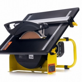 Fierăstrău electric pentru tăiat plăci ceramice umed/uscat KraftDele KD1371, 1700W, masă 330x360 mm - Img 4