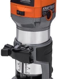 Freză electrică de mână pentru lemn KraftDele KD3360, 2000W, 6/8 mm, viteză variabilă, pentru frezare precisă și finisaje curate