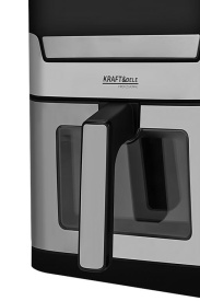 Friteuză cu aer cald fără ulei KraftDele KD4109, capacitate 8L, 2200W, afișaj LED și 10 programe de gătire - Img 6