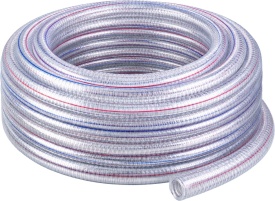 Furtun de absorbție KraftDele KD798, 3 inch, 50 m, perete 2 mm, transparent, cu armare spiralată pentru pompe și transfer lichide - Img 3