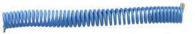 Furtun spiralat conectori aer comprimat din PU 16 x 10mm; 15m; 12-37 bari. ADLER AD0140.96 - Img 1