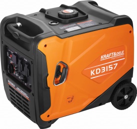 Generator de curent inverter KraftDele KD3157, 4,5 kW, 230V, pe benzină, pentru alimentare de rezervă acasă, în atelier și teren - Img 3