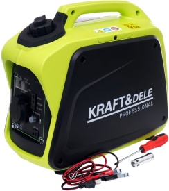 Generator de curent inverter KraftDele KD680, 1,5 kW / 1,8 kW, 230 V, benzină, cu sinusoidă pură și mod ECO - Img 7