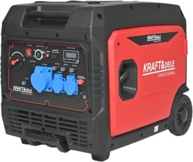 Generator de curent invertor KraftDele KD3164, 6,7 kW, 230V/12V, cu USB, pornire electrică și roți pentru transport - Img 7