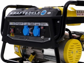 Generator de curent monofazat KraftDele KD149, 3500W, 230V/12V, afișaj LCD, motor 4 timpi, pentru uz casnic și profesional - Img 12