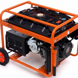 Generator de curent monofazat KraftDele KD164, 5500W, 230V/12V, pornire electrică și manuală, rezervor 25L - Img 7