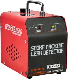 Generator de fum (Tester etanșeitate) KraftDele KD3522 – 12V, 18L/min, Pompă de aer integrată, Diagnosticare sisteme EVAP, Admisie și Evacuare