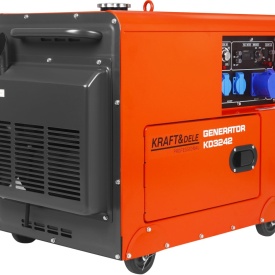 Generator electric diesel monofazat 230V KraftDele KD3242, 7 kW maxim, cu ATS inclus și pornire electrică - Img 7