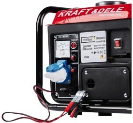 Generator electric monofazat KraftDele KD109, 1200W, 230V + 12V, portabil, pentru casă, teren, camping și lucrări în zone fără curent - Img 6