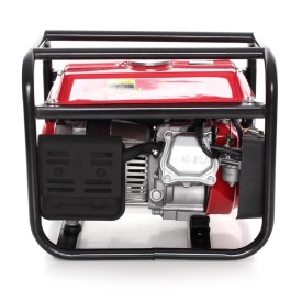 Generator electric monofazat pe benzină KraftDele KD110, 1500W, 230V + 12V, cu voltmetru și pornire mecanică - Img 6