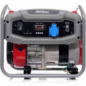 Generator electric monofazat pe benzină KraftDele KD631, 1,5/2 kW, 230V, portabil, cadru deschis - Img 2