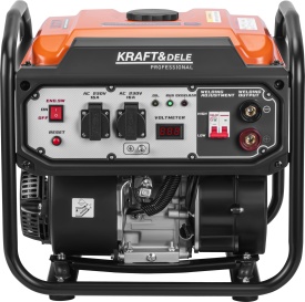 Generator inverter cu aparat de sudură KraftDele KD3234, 5,8 kW / 6,2 kW, 230 V, 250 A, sursă de curent pentru șantier și atelier - Img 3