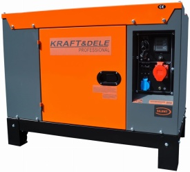 Generator profesional trifazic DIESEL KraftDele KD152 – 12/13 kW, 230V/400V, Pornire electrică, Motor V-Twin 2 cilindri, AVR, Bobinaj 100% cupru - Img 5