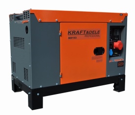 Generator profesional trifazic DIESEL KraftDele KD153 – 14/15,5 kW, 230V/400V, Pornire electrică, 2 cilindri, AVR, Bobinaj 100% cupru, Autonomie 9h - Img 7
