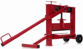 Ghilotină manuală pentru pavaj, cărămizi și borduri KraftDele KD1193, tăiere 420 mm, înălțime reglabilă 10-140 mm - Img 3