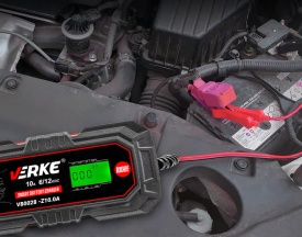 Încărcător auto inteligent cu microprocesor 6V/12V 10A MaxRom V80028 pentru acumulatori STD, AGM și GEL - Img 8