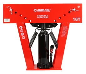Îndoit țevi hidraulic Mar-Pol M55671, 16 tone, cu 8 profile pentru îndoire 0-90° a țevilor și elementelor metalice - Img 2