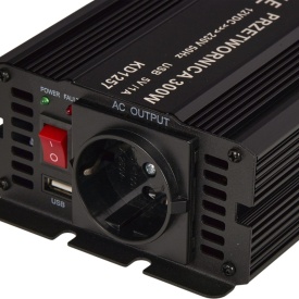 Invertor auto 12V la 230V cu sinus pur KraftDele KD1257, 300W putere continuă, 600W vârf, USB și protecții multiple - Img 7
