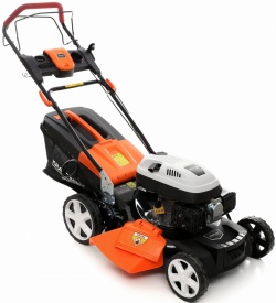 Kosiarka spalinowa KraftDele KD5080, 6620 W, lățime de tăiere 510 mm, reglaj 25-75 mm, cos 60 L, mulcire și evacuare laterală - Img 2