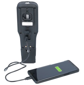 Lampă de lucru LED MaxRom 550 lm + 250 lm, acumulator 2000 mAh și bază de încărcare, pentru service și atelier - Img 9