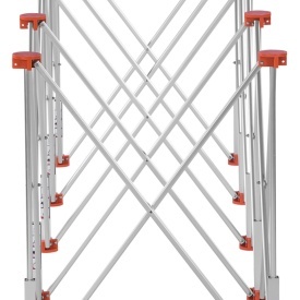 Masă glazurnic profesională pliabilă KraftDele KD11981, 222 x 60 x 75 cm, 10 picioare, sarcină maximă 1000 kg - Img 3