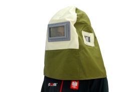 Mască de sablare cu cască de protecție reglabilă KraftDele M805907, vizieră mare detașabilă și ventilație eficientă - Img 6