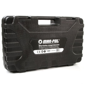 Mașină de găurit cu talpă magnetică 1480W MAR-POL M79221 – forță 11500N, mandrină cu cheie, con Morse, valiză transport - Img 8