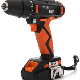 Mașină de găurit și înșurubat cu acumulator 18V Li-Ion KraftDele KD1671, 2 baterii, LED, 2 viteze, 30 Nm, cu valiză