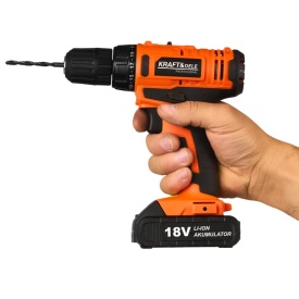 Mașină de găurit și înșurubat cu acumulator Li-Ion 18V KraftDele KD1572, 2 viteze, 30 Nm, mandrină 10 mm, LED - Img 6