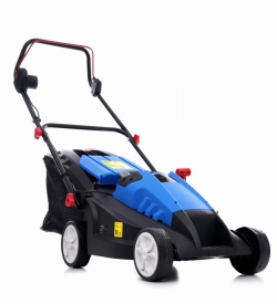 Mașină de tuns iarba electrică KraftDele KD5403, 2600W, coș colector 50L, lățime de tăiere 380 mm