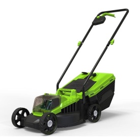 Mașină de tuns iarba pe acumulator KraftDele KD5420, motor fără perii, 20V, acumulator 4Ah, coș 30L, lățime tăiere 320 mm
