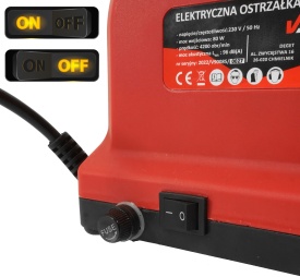 Mașină electrică de ascuțit burghie 80W MaxRom, pentru burghie 3-13 mm, 4200 rpm, ascuțire rapidă și precisă - Img 7