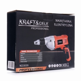 Mașină electrică de înșurubat și găurit KraftDele KD3030, 880W, 2 trepte, reglaj turație, alimentare 230V - Img 8