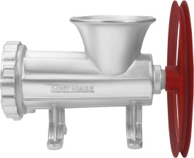 Mașină manuală de tocat carne nr. 32 KraftDele KD4194, din aliaj de fontă galvanizată, cu 3 site și accesorii pentru cârnați - Img 6