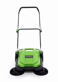 Măturătoare manuală mecanică KraftDele KD5143, lățime de lucru 65 cm, colector 20 L pentru alei, curți și pavaje - Img 3