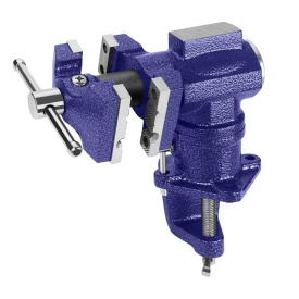 Menghină de banc rotativă 360° KraftDele KD5980, 65 mm, pentru modelism, atelier și lucrări de fixare precise