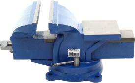 Menghină rotativă de banc KraftDele KD1101, 100 mm, cu nicovală integrată și bază rotativă 360° - Img 4