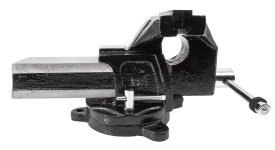 Menghină rotativă din fontă 125 mm MaxRom, cu nicovală, bază rotativă 360° și bacuri înlocuibile - Img 9