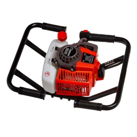 Motoburghiu pe benzină Mar-Pol M84012, 2 timpi, 68 cm³, 2,2 kW, pentru găuri în sol și lucrări de montaj garduri - Img 10